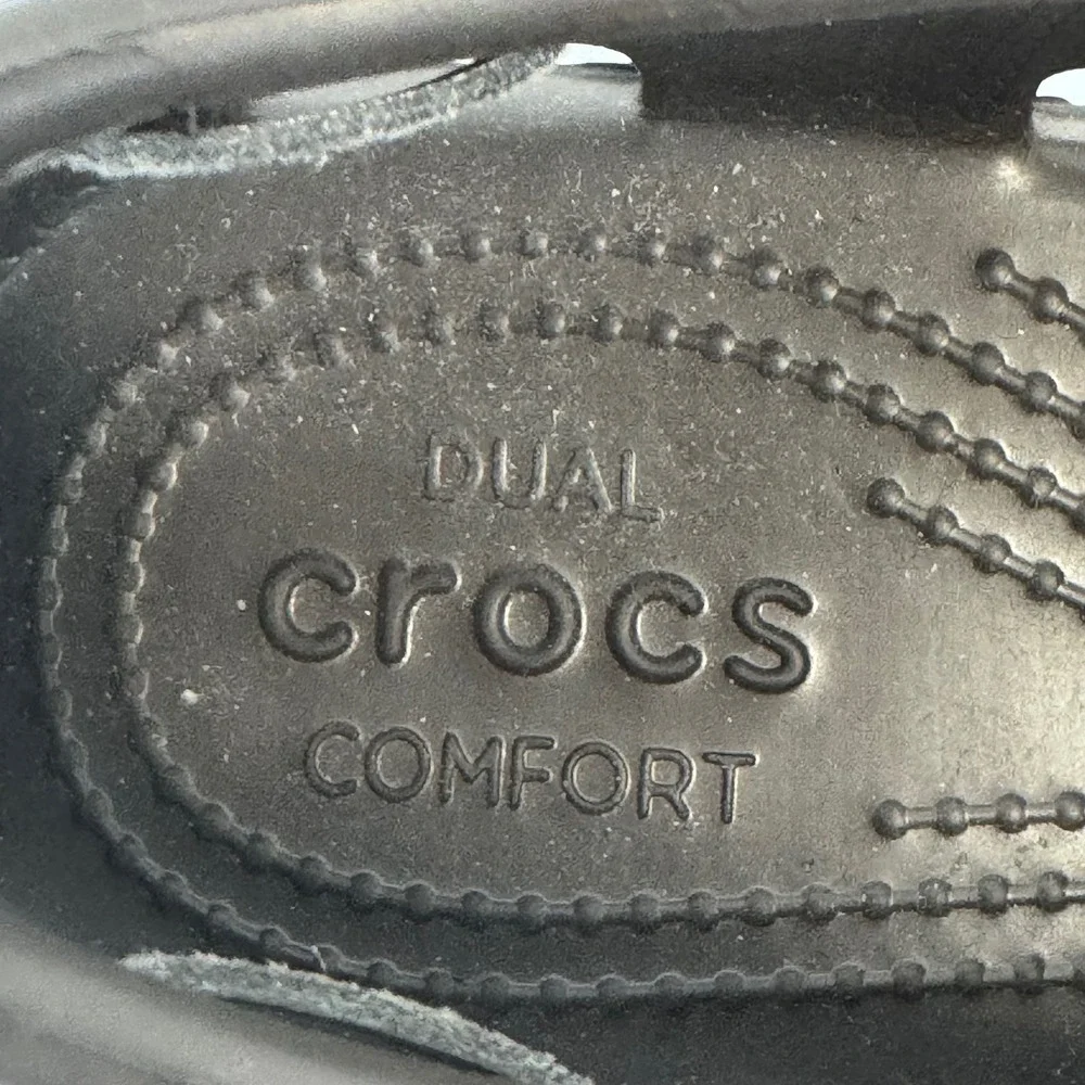 Crocs‎ Mens LiteRide Boat Shoes Espresso Brown Khaki Water Friendly Loafers Sz 7